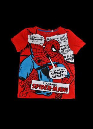 Яскрава футболка spider man 116 см 6 років червона нова! сша marv