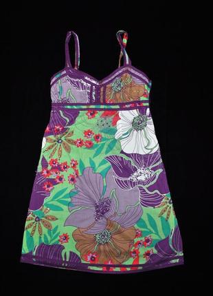 Сукня s літній фіолетове стильне модне незвичайне з візерунком ..5 фото