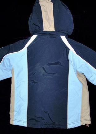 Куртка на хлопчика 98-104 синя тепла демисезон зимова німеччина2 фото