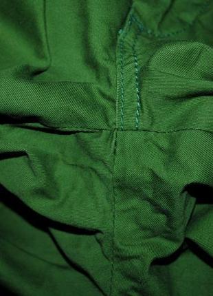 Штани s-m зелені косі кишені завужені бренд zara men стиль6 фото