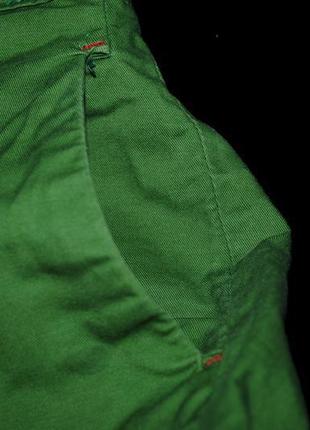 Штани s-m зелені косі кишені завужені бренд zara men стиль7 фото