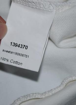 Толстовка м бренд shein світшот светр з капюшоном білий синій...5 фото