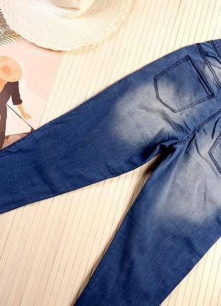 Джеггінси джинси на резинці стрейчеві з вишивкою блакитні зауж...9 фото