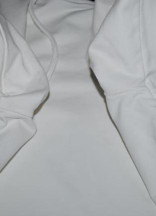 Толстовка м бренд shein світшот светр з капюшоном білий синій...6 фото