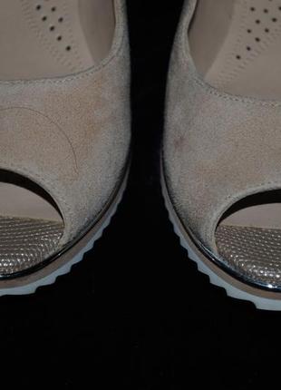 Туфлі 36 ніжні пудрові натуральний замш замшеві бренд van-dal7 фото