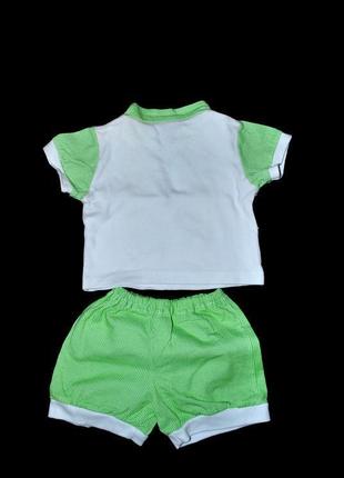 Комплект лот костюм для новорожденного 6 мес шорты футболка2 фото