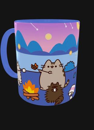 Чашка кот пушин pusheen (0833)