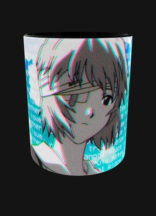 Чашка аніме кухоль євангеліон рей аянамі evangelion (0899)