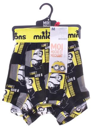 Трусы-боксеры minions minion i don't give cube 1-pack черный; желтый l (30890353-1 l)2 фото