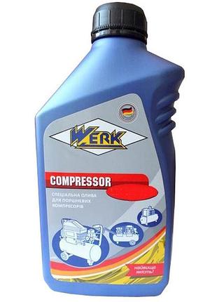 Масло компресорне werk compressor semisynt iso vg100, 1л