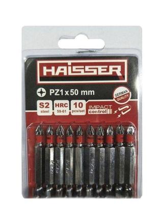 Набір біт haisser pz1*50 мм s2, 10 шт.