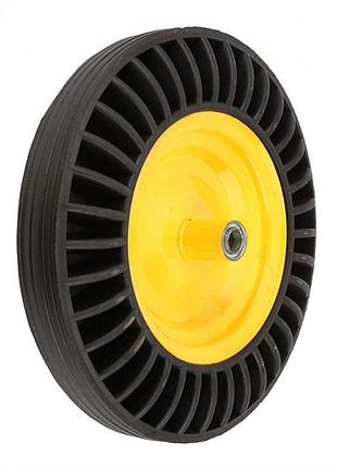 Колесо для тачки pu, безкамерні budfix (16"x4.00"-8")