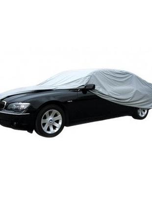 Тент автомобільний vitol cc13401 (xl, седан, сірий)