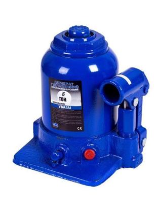 Домкрат гідравлічний пляшковий vitol 6 т, двошток. (tf0602/дб-...