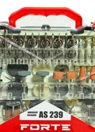 Комплект насадок для гравера forte as 239
