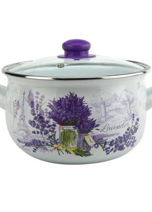 Каструля gusto gt-t-122-l, 5.1 л (лаванда)
