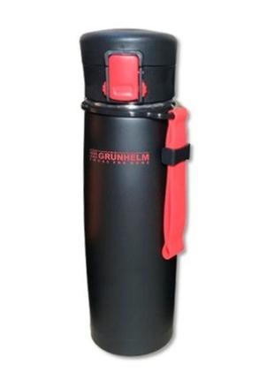 Термокружка grunhelm gtc502 (500мл, червоно-чорна)
