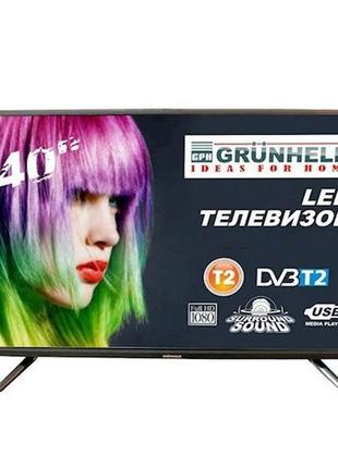 Телевізор grunhelm gtv40fhd03t2 (40", full hd, t2)
