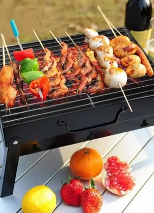 Складной барбекю гриль bbq grill портативный мангал, bbq grill portable из нержавеющей стали