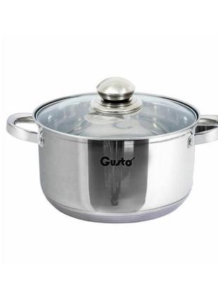 Каструля gusto nuovo gt-1500-18, 2.6 л