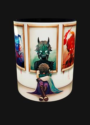 Чашка аниме подарок кружка геншин genshin impact сяо (00481)
