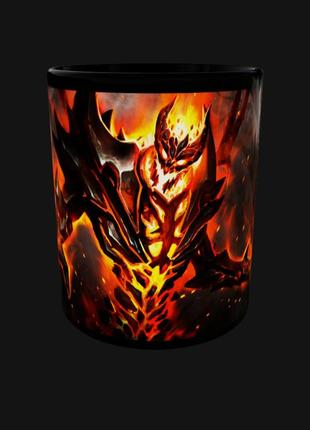 Чашка подарок кружка игра дота 2 dota 2 сф sf shadow fiend (0376)