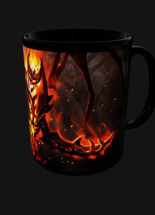 Чашка подарок кружка игра дота 2 dota 2 сф sf shadow fiend (0376)3 фото