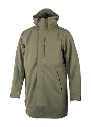 Мужская куртка helly hansen mono material ins rain coat хаки xl (53644-431 xl)