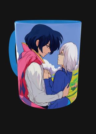 Чашка аниме подарок кружка ходячий замок хаяо миядзаки howl's moving castle (0843)