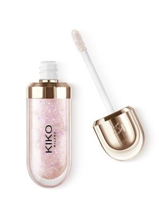 Блиск для губ kiko milano 3d hydra lipgloss - limited edition 41 рожевий