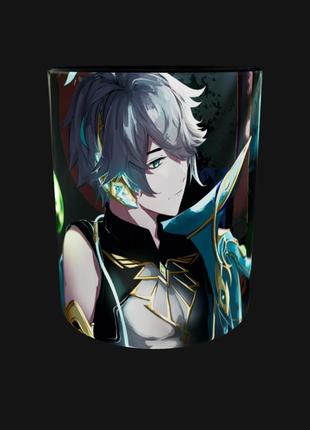 Чашка аниме манга подарок кружка геншин genshin impact персонаж аль-хайтам (0655)