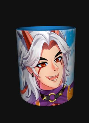 Чашка аниме кружка геншин аратаки итто (0273)