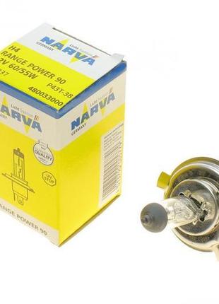 Галогенова лампа h4 narva range power 90+ 12v 60/55w