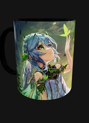 Чашка аниме манга подарок кружка геншин genshin impact персонаж нахида (0701)