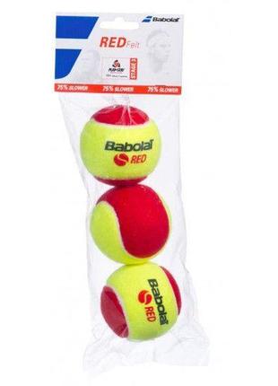 М'ячі для тенісу babolat red felt 3 ball 33249211612731 фото