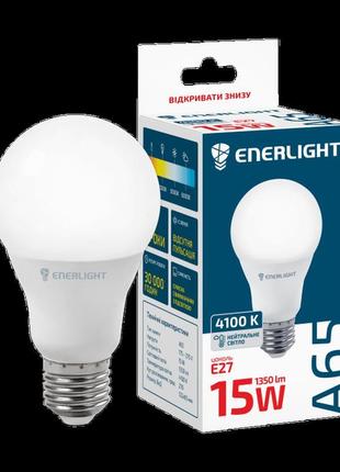 Лампа світлодіодна enerlight a60 15w e27 4100k