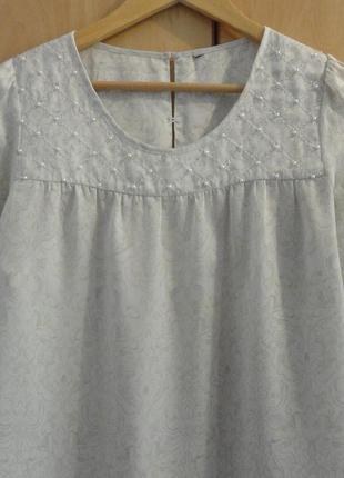 Супер новая брендовая блуза блузка рубашка жемчуг  англия2 фото