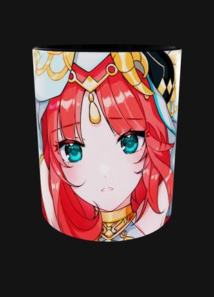 Чашка аниме манга подарок кружка геншин genshin impact персонаж нилу (0704)