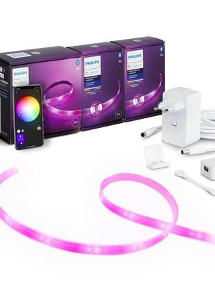 Розумна світлодіодна led стрічка 4 метри philips hue lightstri...