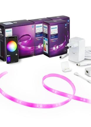 Розумна світлодіодна led стрічка 5 метрів philips hue lightstr...