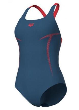 Купальник arena pro_file swim pro back graphic темно-синій 38 (007247-700 38)