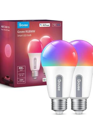 Розумна led лампочка govee smart e27 white and color rgbww 800...