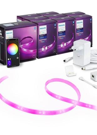 Розумна світлодіодна led стрічка 10 метрів philips hue lightst...