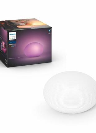 Настільний світильник philips hue flourish white and color zig...