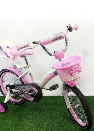 Дитячий велосипед для дівчаток crosser kids bike-3 16 дюймів з...