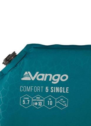 Килимок самонадувний vango comfort 5 single bondi blue (smqcomforb36a11)2 фото