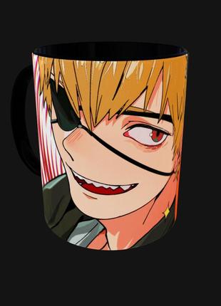 Чашка подарок кружка аниме человек бензопила (0546)