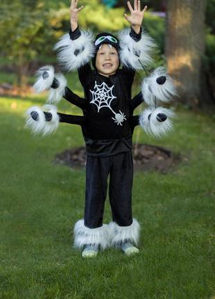 Дитячий карнавальний костюм павучка для хлопчика2 фото