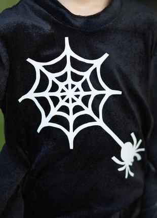 Дитячий карнавальний костюм павучка для хлопчика4 фото