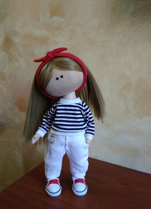 Текстильна лялька (лялька) "морячка" (тильда)